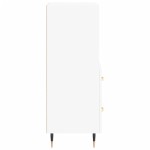 vidaXL Servantă, alb, 34,5x34x90 cm, lemn compozit vidaXL Servantă, alb, 34,5x34x90 cm, lemn compozit