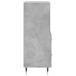 vidaXL Servantă, gri beton, 34,5x34x90 cm, lemn compozit