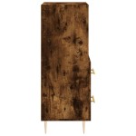 vidaXL Servantă, stejar fumuriu, 34,5x34x90 cm, lemn compozit vidaXL Servantă, stejar fumuriu, 34,5x34x90 cm, lemn compozit