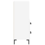 vidaXL Servantă, alb, 34,5x34x90 cm, lemn compozit vidaXL Servantă, alb, 34,5x34x90 cm, lemn compozit