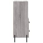 vidaXL Servantă, gri sonoma, 34,5x34x90 cm, lemn compozit vidaXL Servantă, gri sonoma, 34,5x34x90 cm, lemn compozit