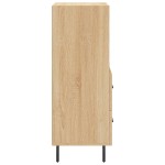 vidaXL Servantă, stejar sonoma, 34,5x34x90 cm, lemn compozit vidaXL Servantă, stejar sonoma, 34,5x34x90 cm, lemn compozit