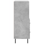 vidaXL Servantă, gri beton, 34,5x34x90 cm, lemn compozit vidaXL Servantă, gri beton, 34,5x34x90 cm, lemn compozit