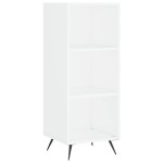 vidaXL Dulap cu rafturi, alb, 34,5x32,5x90 cm, lemn compozit