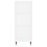 vidaXL Servantă, alb, 34,5x32,5x90 cm, lemn prelucrat vidaXL Servantă, alb, 34,5x32,5x90 cm, lemn prelucrat