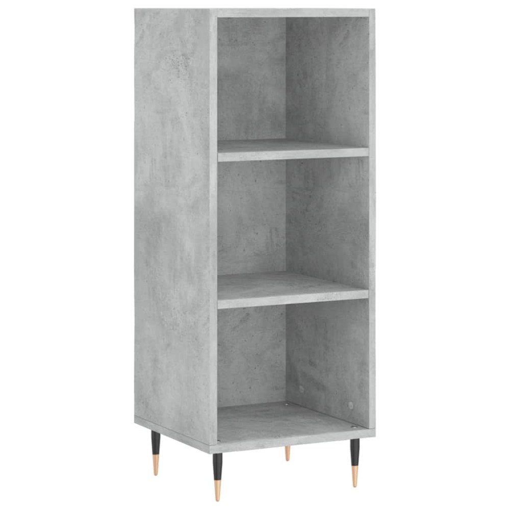 vidaXL Servantă, gri beton, 34,5x32,5x90 cm, lemn prelucrat