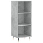 vidaXL Servantă, gri beton, 34,5x32,5x90 cm, lemn prelucrat vidaXL Servantă, gri beton, 34,5x32,5x90 cm, lemn prelucrat