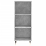 vidaXL Servantă, gri beton, 34,5x32,5x90 cm, lemn prelucrat vidaXL Servantă, gri beton, 34,5x32,5x90 cm, lemn prelucrat