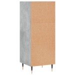 vidaXL Servantă, gri beton, 34,5x32,5x90 cm, lemn prelucrat vidaXL Servantă, gri beton, 34,5x32,5x90 cm, lemn prelucrat
