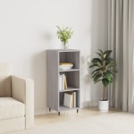 vidaXL Servantă, gri sonoma, 34,5x32,5x90 cm, lemn compozit vidaXL Servantă, gri sonoma, 34,5x32,5x90 cm, lemn compozit
