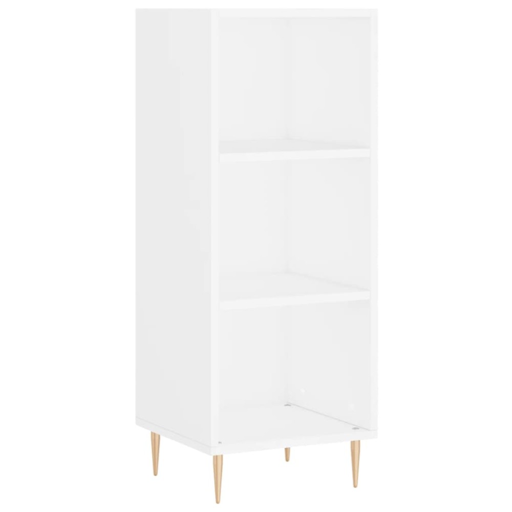 vidaXL Servantă, alb, 34,5x32,5x90 cm, lemn prelucrat