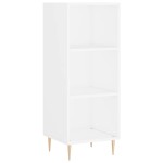 vidaXL Servantă, alb, 34,5x32,5x90 cm, lemn prelucrat vidaXL Servantă, alb, 34,5x32,5x90 cm, lemn prelucrat