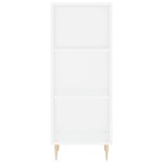 vidaXL Servantă, alb, 34,5x32,5x90 cm, lemn prelucrat vidaXL Servantă, alb, 34,5x32,5x90 cm, lemn prelucrat