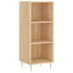 vidaXL Servantă, stejar sonoma, 34,5x32,5x90 cm, lemn compozit vidaXL Servantă, stejar sonoma, 34,5x32,5x90 cm, lemn compozit