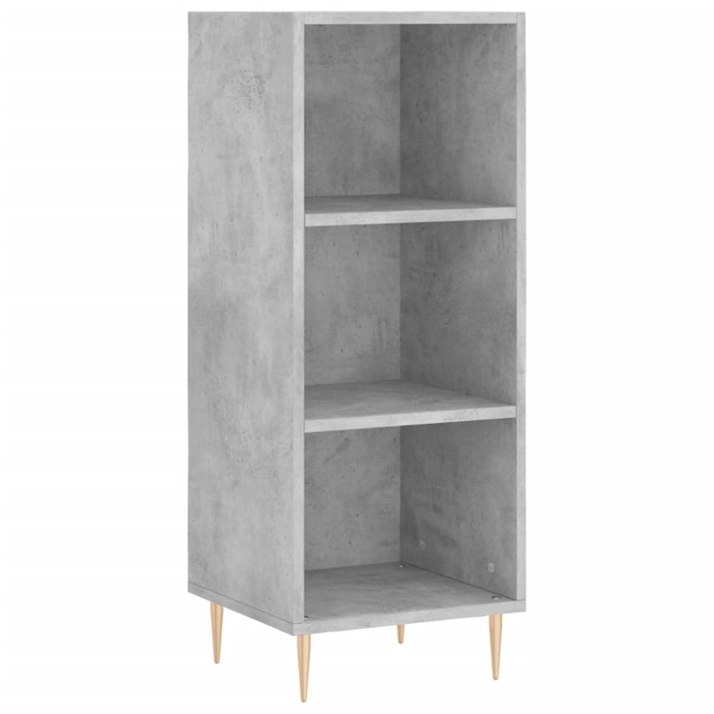 vidaXL Servantă, gri beton, 34,5x32,5x90 cm, lemn prelucrat