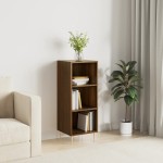 vidaXL Servantă, stejar sonoma, 34,5x32,5x90 cm, lemn prelucrat