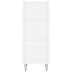 vidaXL Servantă, alb, 34,5x32,5x90 cm, lemn prelucrat vidaXL Servantă, alb, 34,5x32,5x90 cm, lemn prelucrat