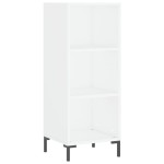 vidaXL Servantă, alb, 34,5x32,5x90 cm, lemn prelucrat vidaXL Servantă, alb, 34,5x32,5x90 cm, lemn prelucrat