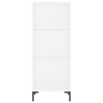 vidaXL Servantă, alb, 34,5x32,5x90 cm, lemn prelucrat vidaXL Servantă, alb, 34,5x32,5x90 cm, lemn prelucrat