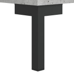 vidaXL Servantă, gri beton, 34,5x32,5x90 cm, lemn prelucrat