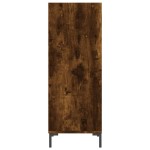 vidaXL Servantă, stejar fumuriu, 34,5x32,5x90 cm, lemn prelucrat