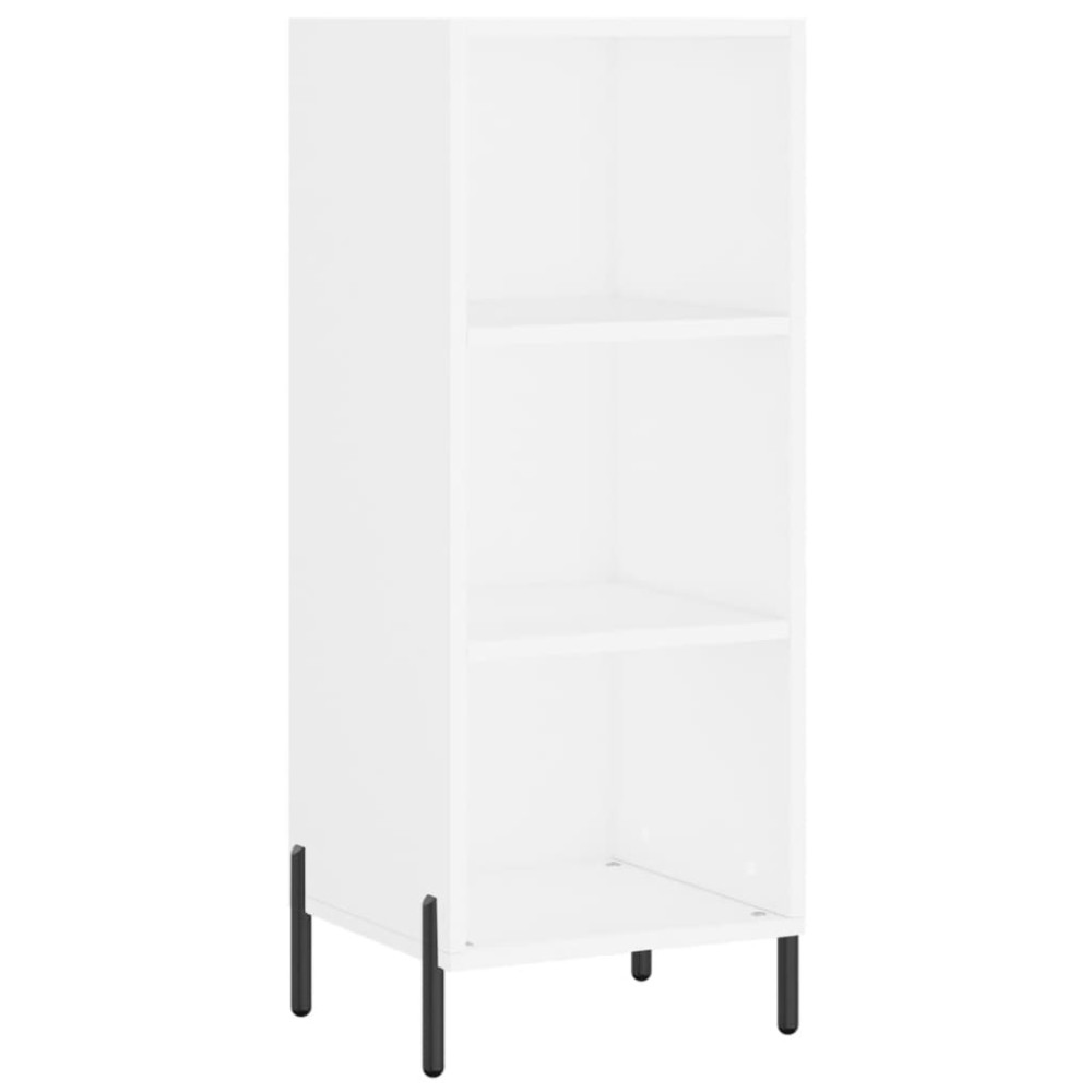 vidaXL Servantă, alb, 34,5x32,5x90 cm, lemn prelucrat