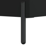 vidaXL Servantă, negru, 34,5x32,5x90 cm, lemn compozit