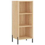 vidaXL Servantă, stejar sonoma, 34,5x32,5x90 cm, lemn compozit