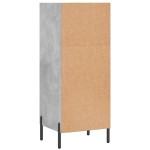 vidaXL Servantă, gri beton, 34,5x32,5x90 cm, lemn prelucrat