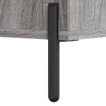 vidaXL Servantă, gri sonoma, 34,5x32,5x90 cm, lemn compozit vidaXL Servantă, gri sonoma, 34,5x32,5x90 cm, lemn compozit