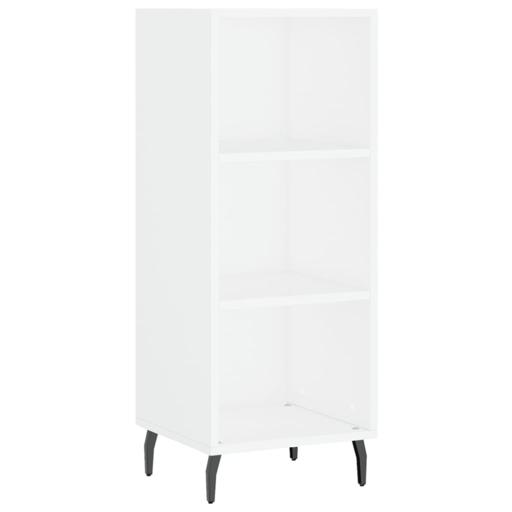 vidaXL Servantă, alb, 34,5x32,5x90 cm, lemn prelucrat