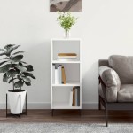 vidaXL Servantă, alb, 34,5x32,5x90 cm, lemn prelucrat vidaXL Servantă, alb, 34,5x32,5x90 cm, lemn prelucrat