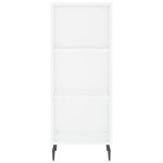 vidaXL Servantă, alb, 34,5x32,5x90 cm, lemn prelucrat vidaXL Servantă, alb, 34,5x32,5x90 cm, lemn prelucrat