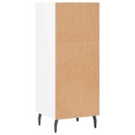 vidaXL Servantă, alb, 34,5x32,5x90 cm, lemn prelucrat vidaXL Servantă, alb, 34,5x32,5x90 cm, lemn prelucrat