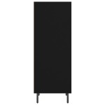 vidaXL Servantă, negru, 34,5x32,5x90 cm, lemn compozit vidaXL Servantă, negru, 34,5x32,5x90 cm, lemn compozit