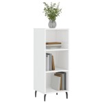 vidaXL Servantă, alb extralucios, 34,5x32,5x90 cm, lemn compozit vidaXL Servantă, alb extralucios, 34,5x32,5x90 cm, lemn compozit