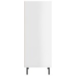 vidaXL Servantă, alb extralucios, 34,5x32,5x90 cm, lemn compozit vidaXL Servantă, alb extralucios, 34,5x32,5x90 cm, lemn compozit