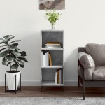 vidaXL Servantă, gri beton, 34,5x32,5x90 cm, lemn prelucrat vidaXL Servantă, gri beton, 34,5x32,5x90 cm, lemn prelucrat