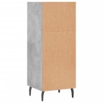 vidaXL Servantă, gri beton, 34,5x32,5x90 cm, lemn prelucrat vidaXL Servantă, gri beton, 34,5x32,5x90 cm, lemn prelucrat