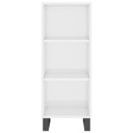 vidaXL Servantă, alb extralucios, 34,5x32,5x90 cm, lemn compozit vidaXL Servantă, alb extralucios, 34,5x32,5x90 cm, lemn compozit