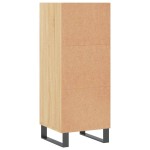 vidaXL Servantă, stejar sonoma, 34,5x32,5x90 cm, lemn compozit vidaXL Servantă, stejar sonoma, 34,5x32,5x90 cm, lemn compozit