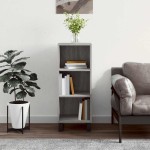 vidaXL Servantă, gri sonoma, 34,5x32,5x90 cm, lemn compozit vidaXL Servantă, gri sonoma, 34,5x32,5x90 cm, lemn compozit