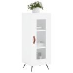 vidaXL Servantă, alb, 34,5x34x90 cm, lemn compozit vidaXL Servantă, alb, 34,5x34x90 cm, lemn compozit