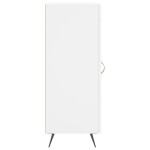 vidaXL Servantă, alb, 34,5x34x90 cm, lemn compozit vidaXL Servantă, alb, 34,5x34x90 cm, lemn compozit