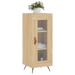 vidaXL Servantă, stejar sonoma, 34,5x34x90 cm, lemn compozit vidaXL Servantă, stejar sonoma, 34,5x34x90 cm, lemn compozit