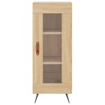 vidaXL Servantă, stejar sonoma, 34,5x34x90 cm, lemn compozit vidaXL Servantă, stejar sonoma, 34,5x34x90 cm, lemn compozit