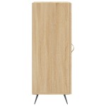 vidaXL Servantă, stejar sonoma, 34,5x34x90 cm, lemn compozit vidaXL Servantă, stejar sonoma, 34,5x34x90 cm, lemn compozit