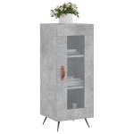 vidaXL Servantă, gri beton, 34,5x34x90 cm, lemn compozit vidaXL Servantă, gri beton, 34,5x34x90 cm, lemn compozit