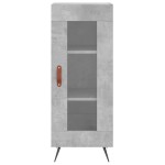 vidaXL Servantă, gri beton, 34,5x34x90 cm, lemn compozit vidaXL Servantă, gri beton, 34,5x34x90 cm, lemn compozit
