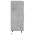 vidaXL Servantă, gri beton, 34,5x34x90 cm, lemn compozit vidaXL Servantă, gri beton, 34,5x34x90 cm, lemn compozit
